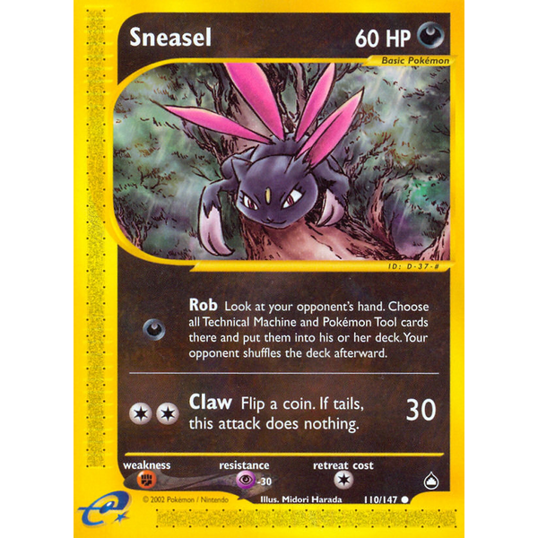 Pokemon Sneasel (110) Near Mint