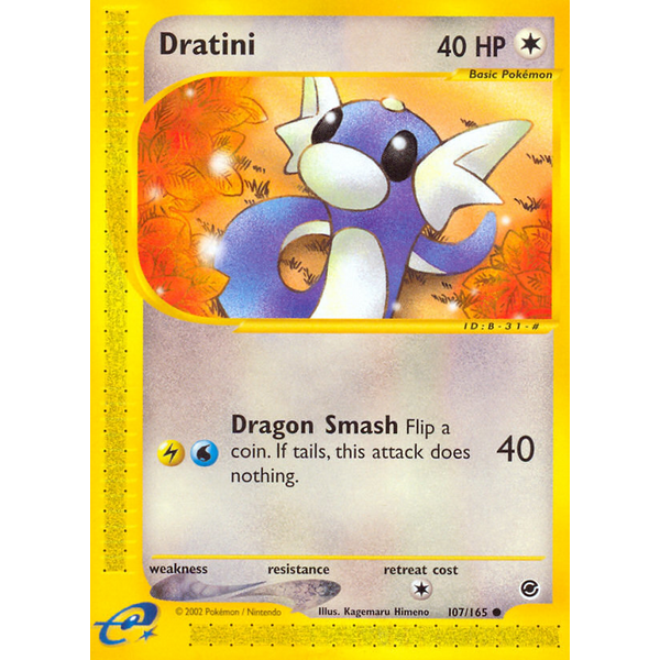 Pokemon Dratini (107) Near Mint