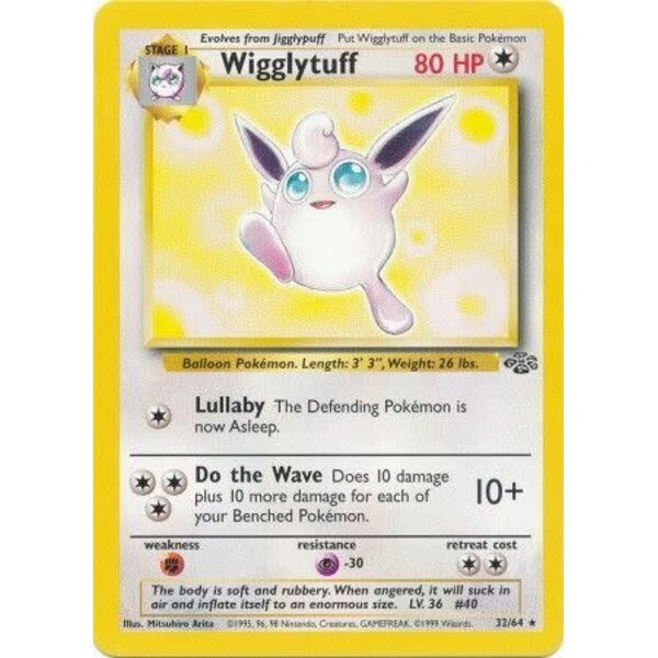 Pokemon Wigglytuff (032) UNL Lightly Played