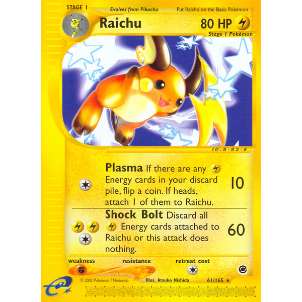 Pokemon Raichu (061) Near Mint