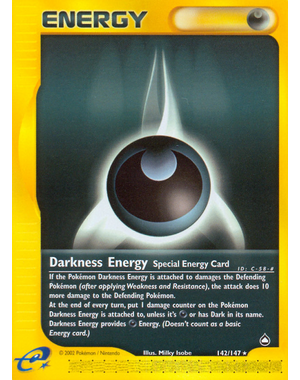 Pokemon Darkness Energy (142) Near Mint