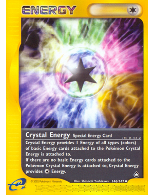 Pokemon Crystal Energy (146) Near Mint