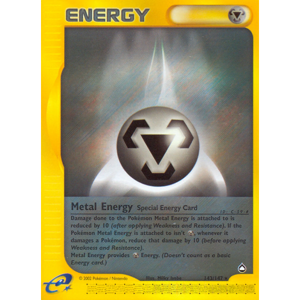 Pokemon Metal Energy (143) Lightly Played