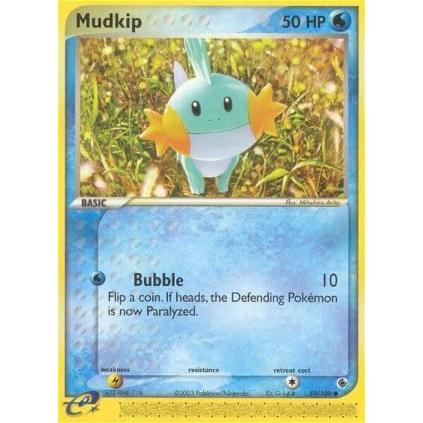 Pokemon Mudkip (059) Near Mint