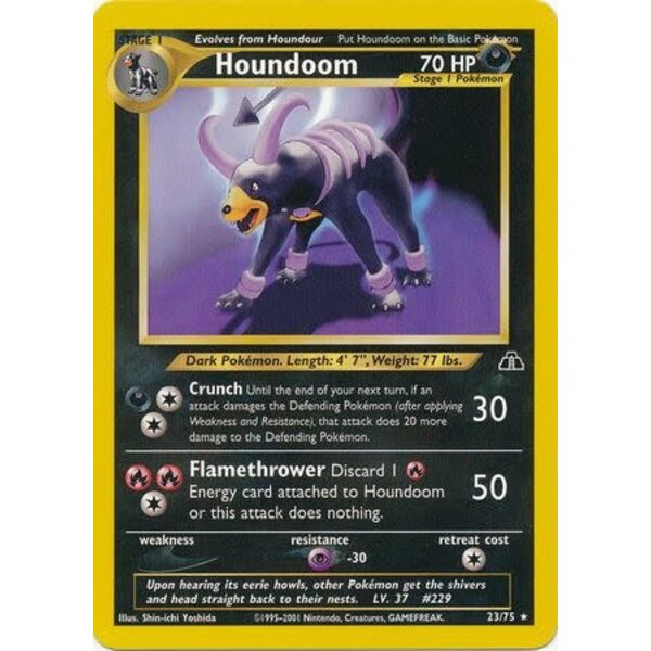 Pokemon Houndoom (023) UNL Lightly Played
