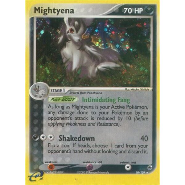 Pokemon Mightyena (010) Lightly Played Holofoil