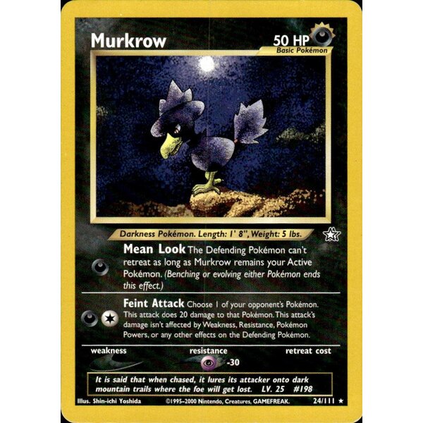 Pokemon Murkrow (024) UNL Lightly Played