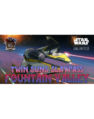 Star Wars: Unlimited 8/12/26 Fountain Valley Star Wars Unlimited Twin Suns Slay Pass Wednesday 7 PM