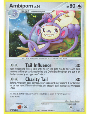Pokemon Ambipom (003) Lightly Played Holofoil