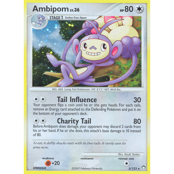 Pokemon Ambipom (003) Lightly Played Holofoil