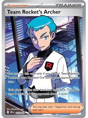 Pokemon Team Rocket's Archer (223) Lightly Played Holofoil