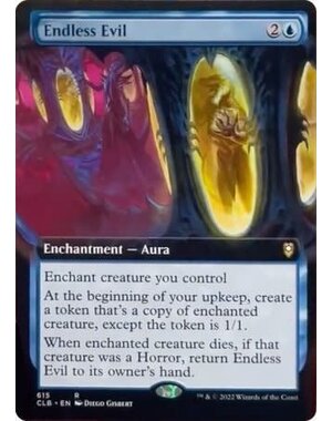 Magic: The Gathering Endless Evil (Extended Art) (615) Lightly Played