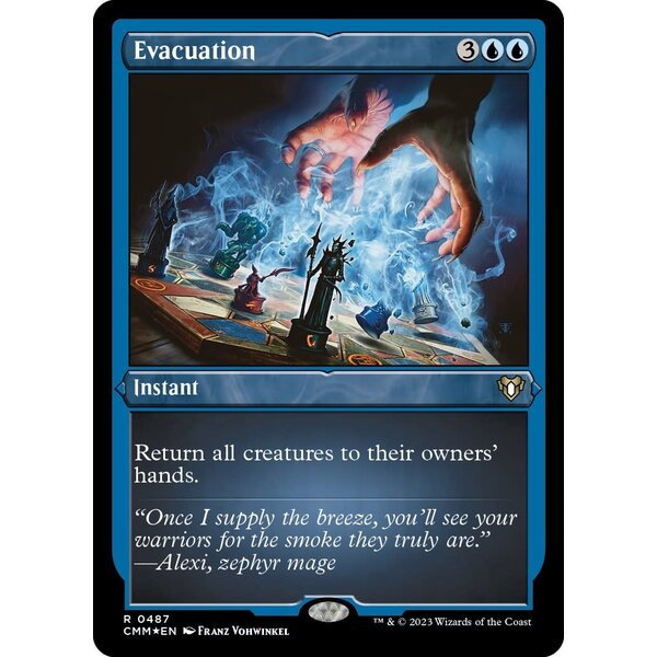 Magic: The Gathering Evacuation (Foil Etched) (487) Near Mint Foil