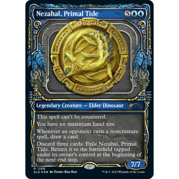 Magic: The Gathering Nezahal, Primal Tide (Halo Foil) (1268) Near Mint Holofoil