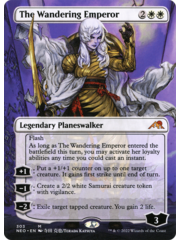 Magic: The Gathering The Wandering Emperor (Borderless) (303) Lightly Played