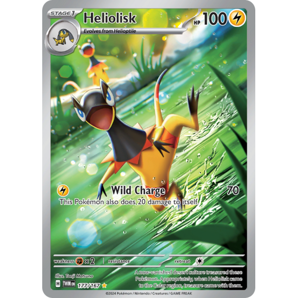 Pokemon Heliolisk (177) Lightly Played Holofoil