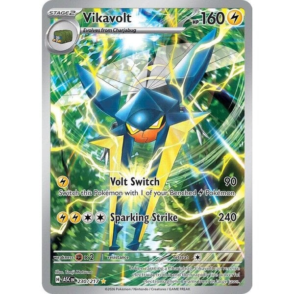 Pokemon Vikavolt (230) Lightly Played Holofoil