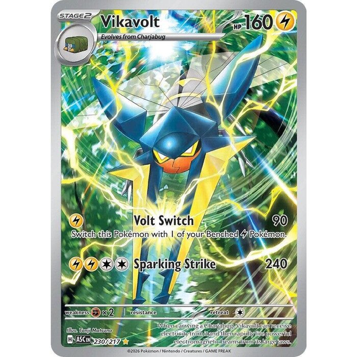 Pokemon Vikavolt (230) Lightly Played Holofoil