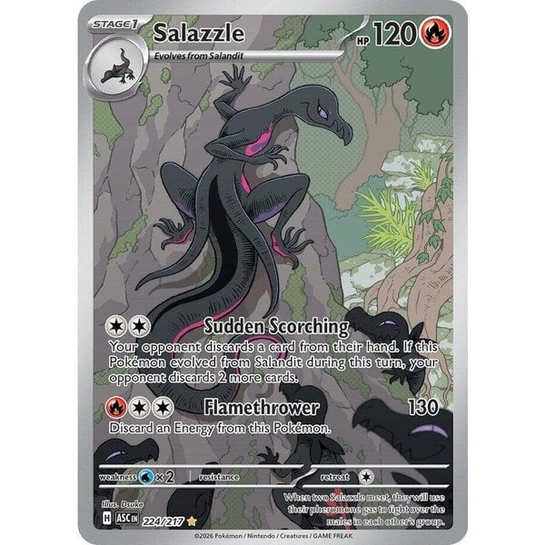 Pokemon Salazzle (224) Lightly Played Holofoil