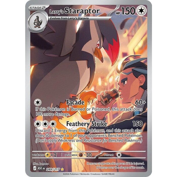 Pokemon Larry's Staraptor (249) Lightly Played Holofoil