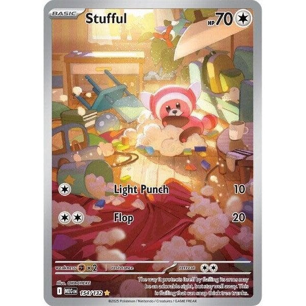 Pokemon Stufful (154) Lightly Played Holofoil