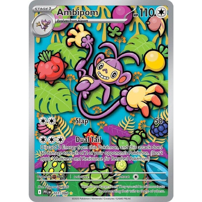 Pokemon Ambipom (107) Lightly Played Holofoil