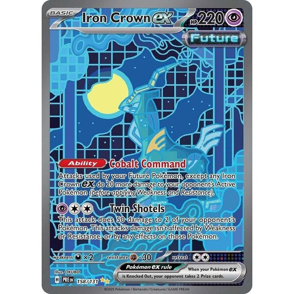 Pokemon Iron Crown ex (158) Lightly Played Holofoil