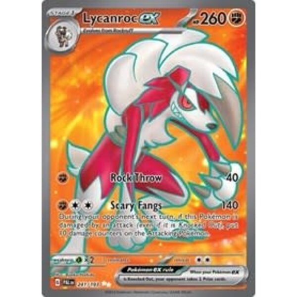 Pokemon Lycanroc ex (241) Lightly Played Holofoil