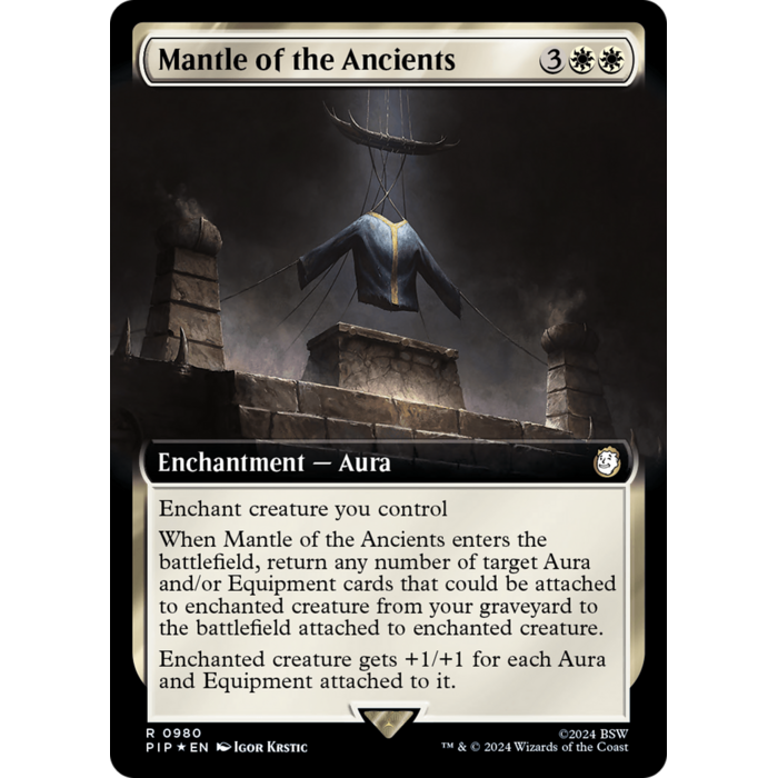 Magic: The Gathering Mantle of the Ancients (Extended Art) (Surge Foil) (980) Near Mint