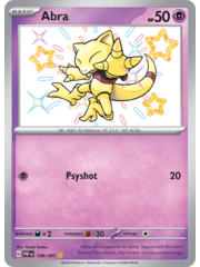 Pokemon Abra (148) Lightly Played Holofoil