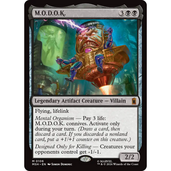 Magic: The Gathering M.O.D.O.K (106) Near Mint