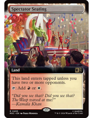 Magic: The Gathering Spectator Seating (Extended Art) (495) Near Mint