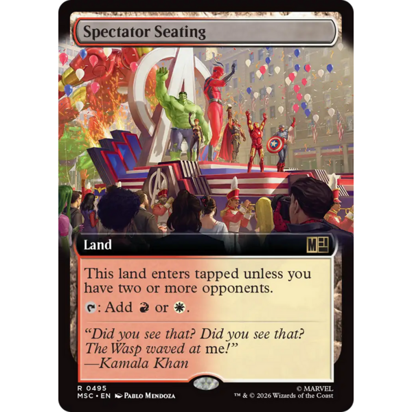 Magic: The Gathering Spectator Seating (Extended Art) (495) Near Mint