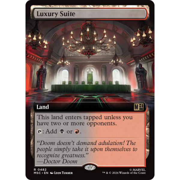 Magic: The Gathering Luxury Suite (Extended Art) (482) Near Mint
