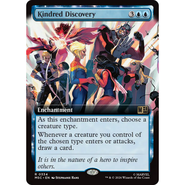 Magic: The Gathering Kindred Discovery (Extended Art) (334) Near Mint