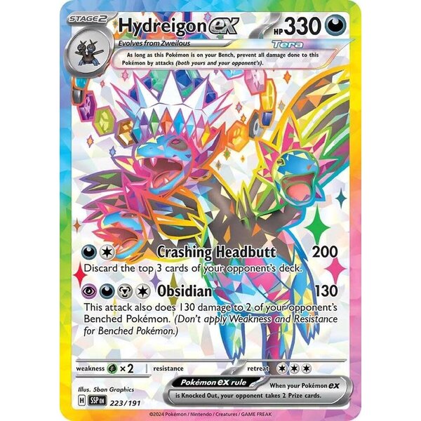 Pokemon Hydreigon ex (223) Lightly Played Holofoil