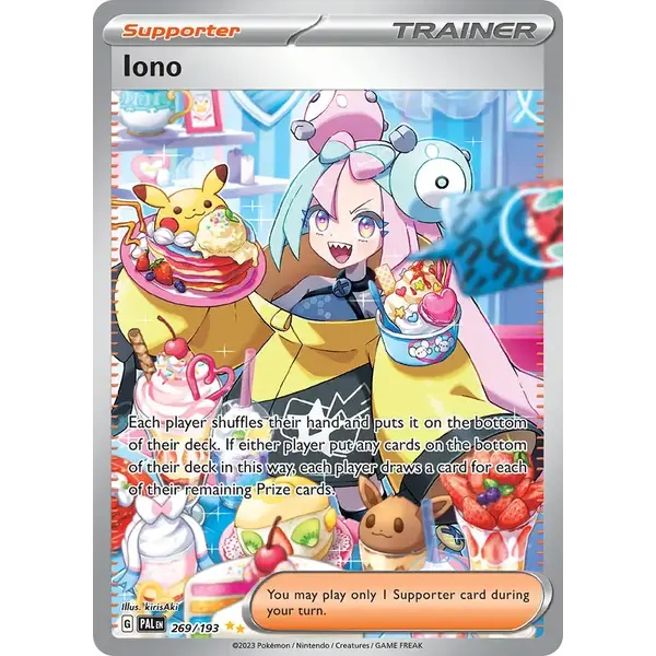 Pokemon Iono (269) Lightly Played Holofoil