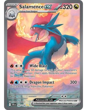 Pokemon Salamence ex  (187) Lightly Played Holofoil