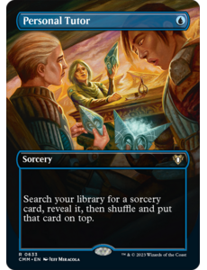 Magic: The Gathering Personal Tutor (Borderless) (633) Lightly Played