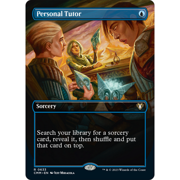 Magic: The Gathering Personal Tutor (Borderless) (633) Lightly Played