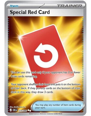 Pokemon Special Red Card (113) Lightly Played Holofoil