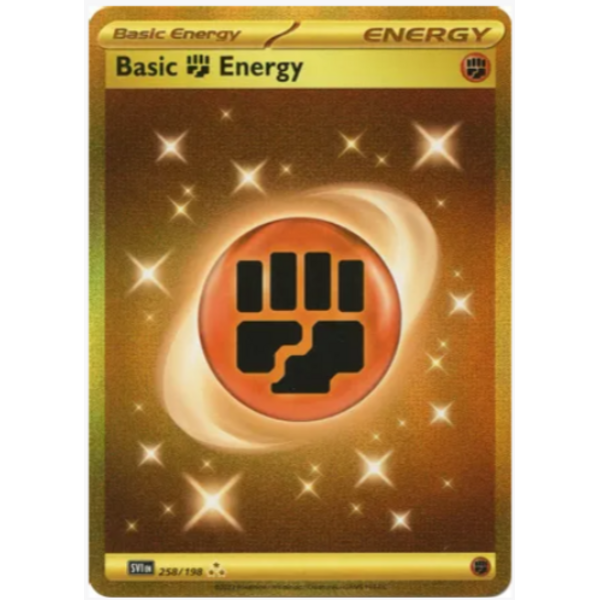Pokemon Basic Fighting Energy (258) Lightly Played Holofoil