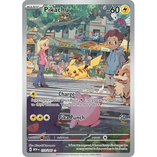 Pokemon Pikachu (173) Lightly Played Holofoil