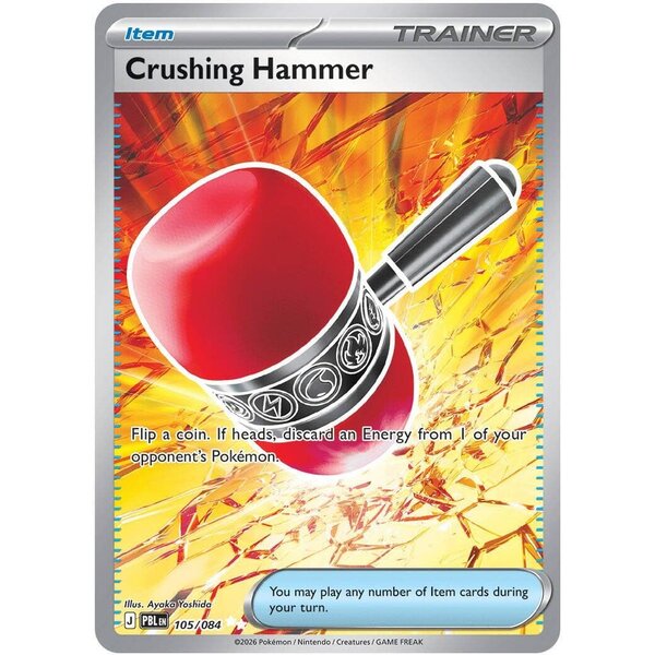 Pokemon Crushing Hammer (105) Lightly Played Holofoil