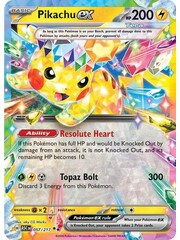 Pokemon Pikachu ex (057) Lightly Played Holofoil