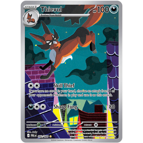 Pokemon Thievul (092) Lightly Played Holofoil