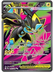 Pokemon Mega Zeraora ex (098) Lightly Played Holofoil