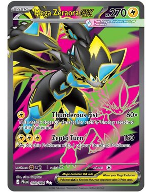 Pokemon Mega Zeraora ex (098) Lightly Played Holofoil