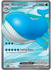 Pokemon Wailord ex (097) Lightly Played Holofoil