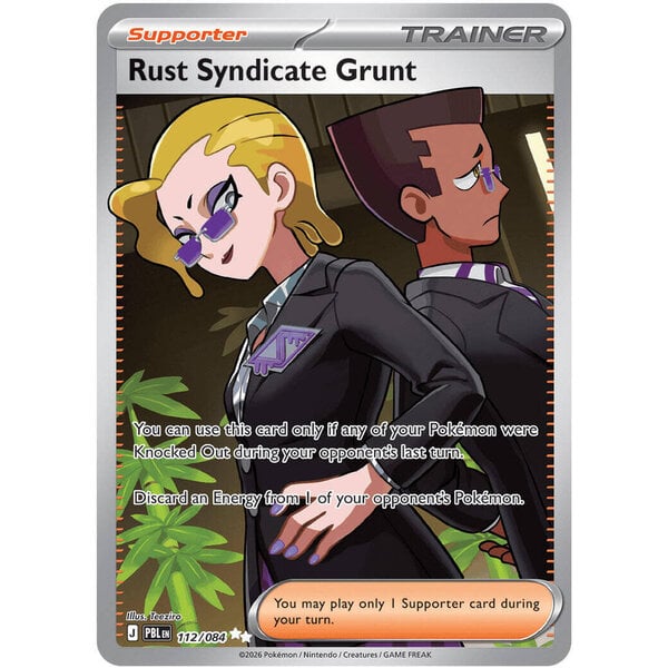 Pokemon Rust Syndicate Grunt (112) Lightly Played Holofoil